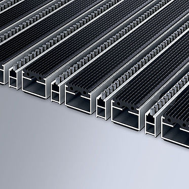 Tapis d'entrée aluminium ultra performant, Structures aluminium